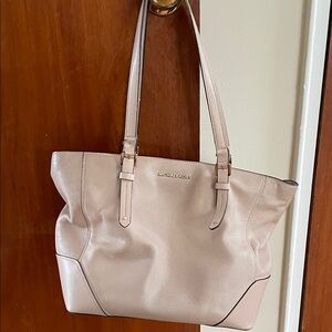 Michael Kors Beige Leather Tote